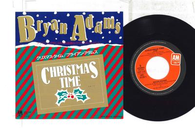 7 inch plaat BRYAN ADAMS - Christmas Time / Reggae Christmas AMP238PROMO A&M 1985 Japan Pop Gebruikt