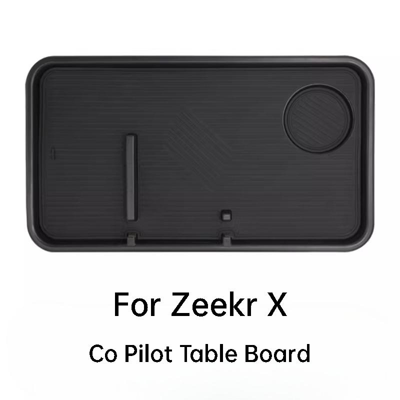 For Zeekr 001 X 007 21-25 Car Co Pilot Table Board Dashboard Cup Holder Storage Box Interior Organizer Accessories