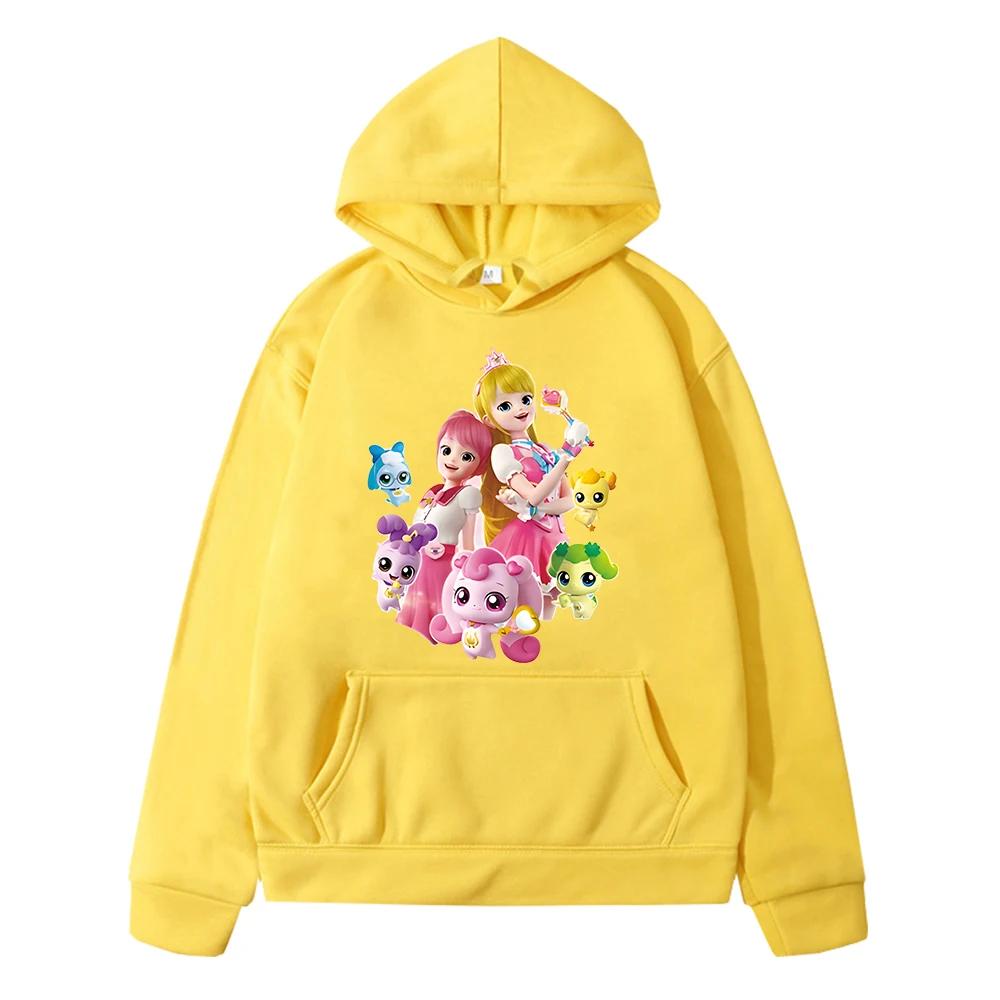 Teenie Ping Hoodies Fleece Sweatshirt Kids Clothes Girls Anime Hoodie Y2k Sudadera Boys Autumn Pullover Jacket Children Clothing