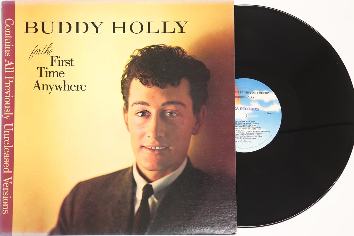 

LP Record BUDDY HOLLY For First Time Anywhere MCA27059 MCA 1983 US Rock Used
