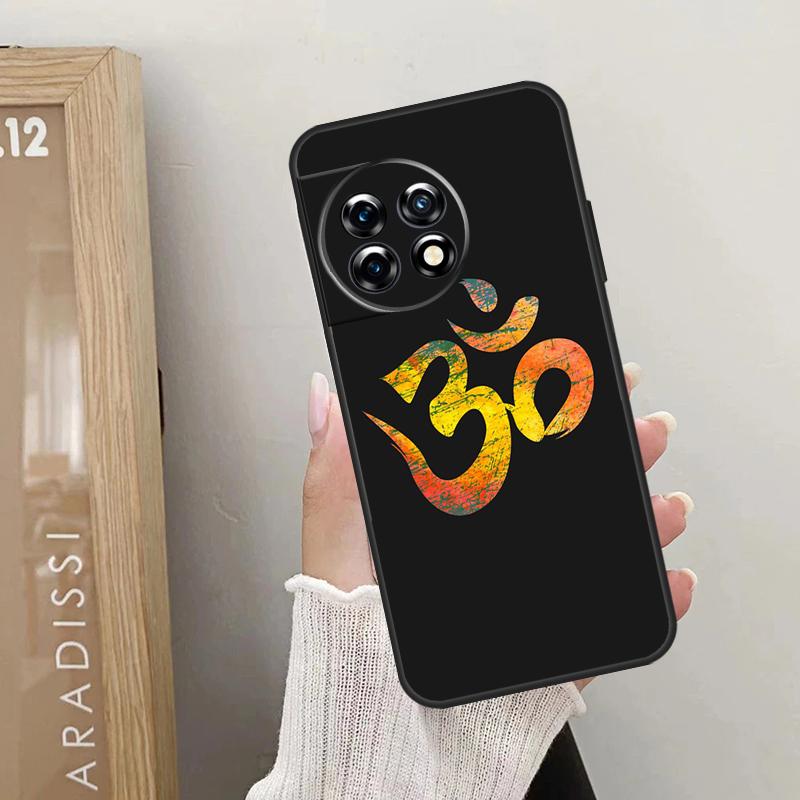 Aum Om Yoga Symbol Fitness Gym Case For OnePlus Nord 5 CE 3 4 Lite N20 N30 OnePlus 13T 13R 12R 10T 10R 10 11 12 13 15 Cover