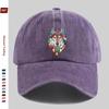 Pc Unisex Wolf Head Pattern Printed Baseball Cap with Colorful Wolf Print Design Sun Hat Hunting Decor Hat Adjustable Strap