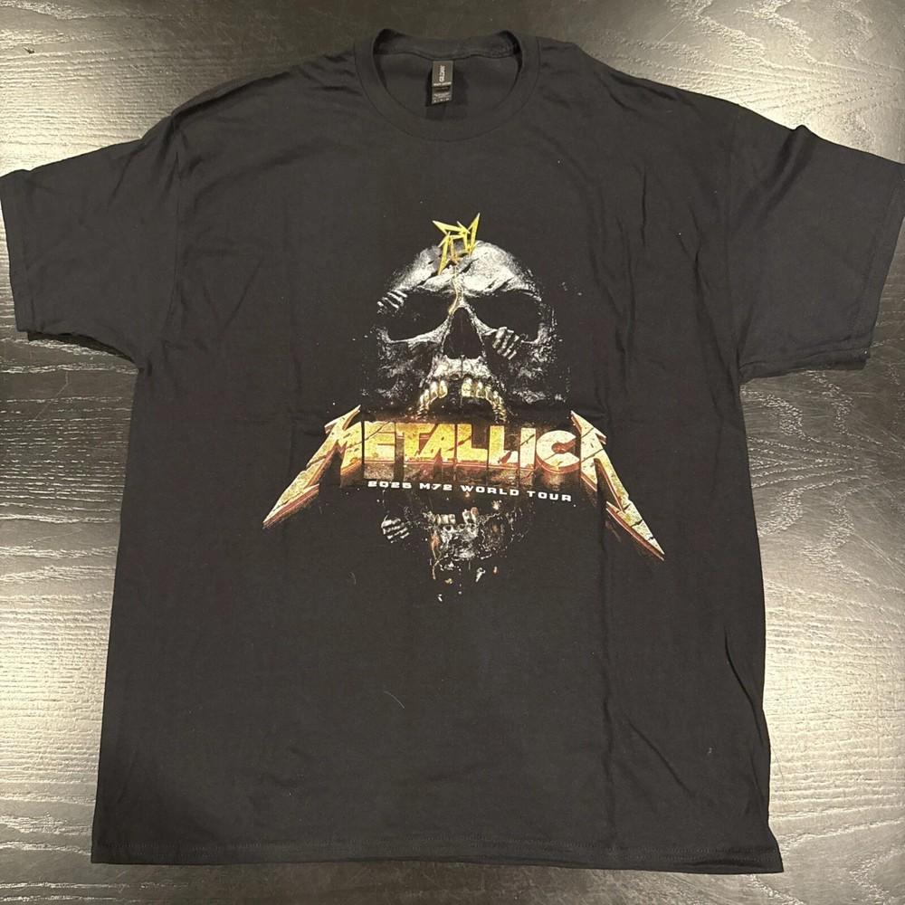 Reprint Metallica  M72 Tour 2025 Rock Fan Graphic Merch S-4XL Unisex T-Shirt XXL