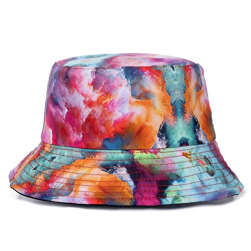 Vendita Cappelli a Secchiello Unisex Estivi Doppia Faccia Stampa Frutta Cappellino Donna Cappello da Sole da Esterno Uomo Cappello a Secchiello Classico