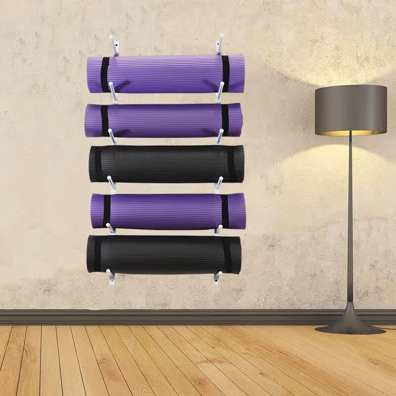 JINGGENG Yoga Equipment Wall Storage Rack