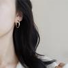 2025 Niche Design Feminine French Hoop Earrings - Plain Studs & Ear Clips