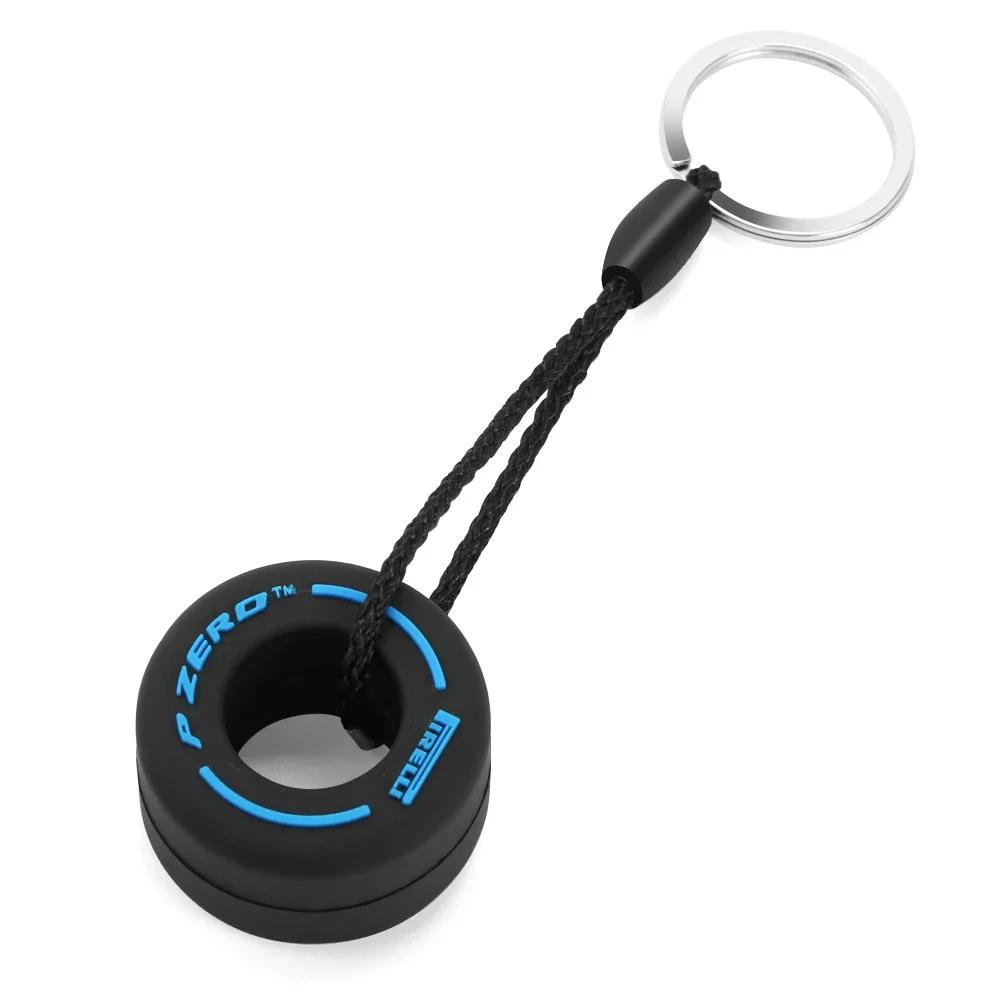 Fashion Car Key Ring Tire Keychain Pendant Gift for Lifan X60 320 620 330 530 630 720 X50 820 Car Accessories