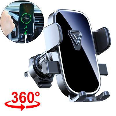 2024 Univerzální držák mobilního telefonu do auta Větrací otvory Automatická navigace Pevný držák 360° Otočné nastavitelné držáky Interiér auta