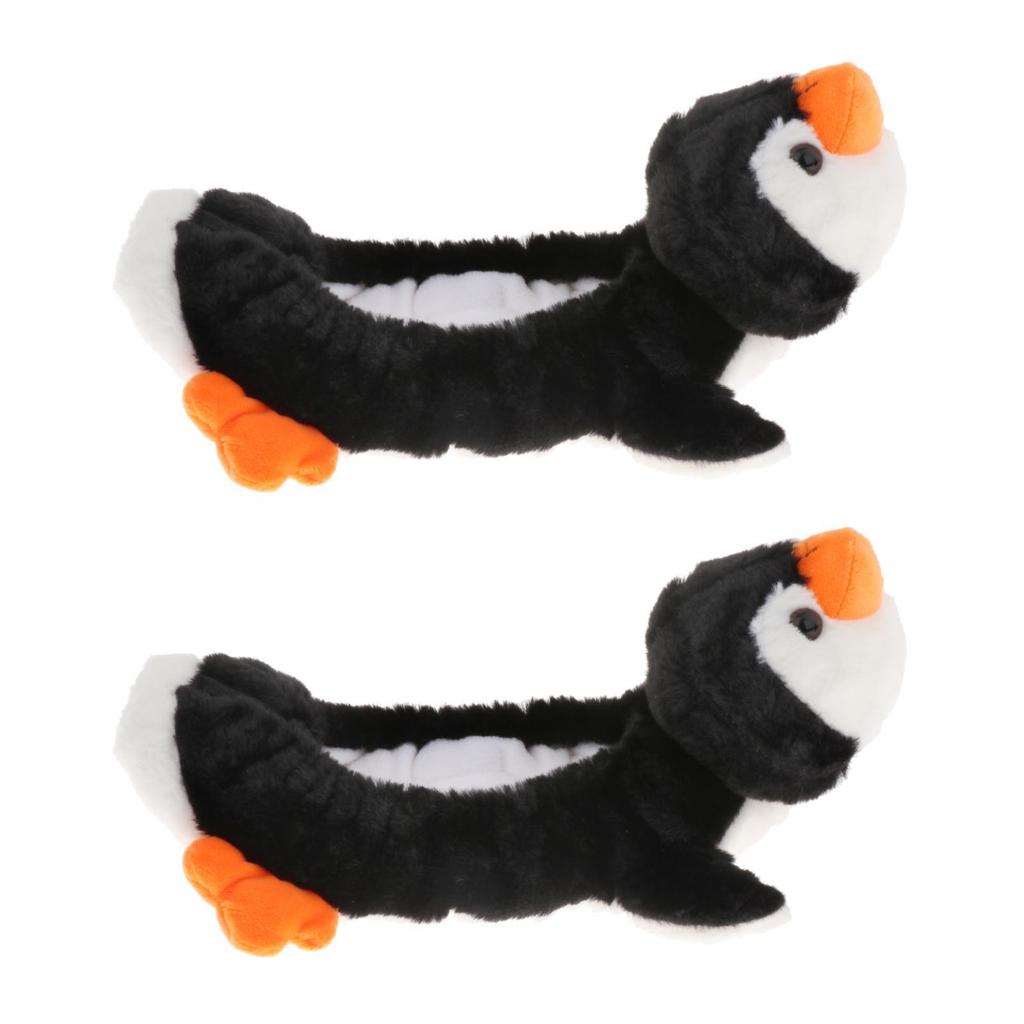 Ice Skate Blade Covers Soft Plush Hockey Skate Covers 35cm Skate Protect Durable Plush for Ice Figure Skating Training Penguin