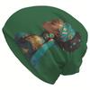 African Inspired Graphic Pattern Soft Fabric Beanie  Unisex Knitted Casual Skull Cap Polyester  Spandex Blend Stretchable