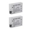 2Pcs LP E8 Camera Battery 7.4V 1900mAh Camera Battery Replacement for T3i T2i T4i T5i 600D 550D 650D