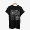 2026 Summer Unisexs Retro Koi Bird Print Street Highquality Round Neck Short Sleeved Neutral Soft Breathable Pure Cotton Tshirt