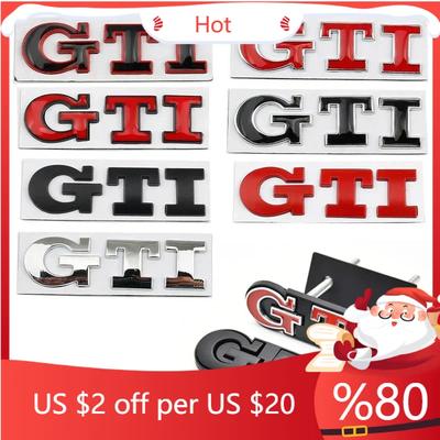 2026 New For VW VOLKSWAGEN 1Pcs Car Metal Badge Sticker Front Grille Decal Decoration For VW GTI Passat B6 Golf Mk7 Polo Tiguan