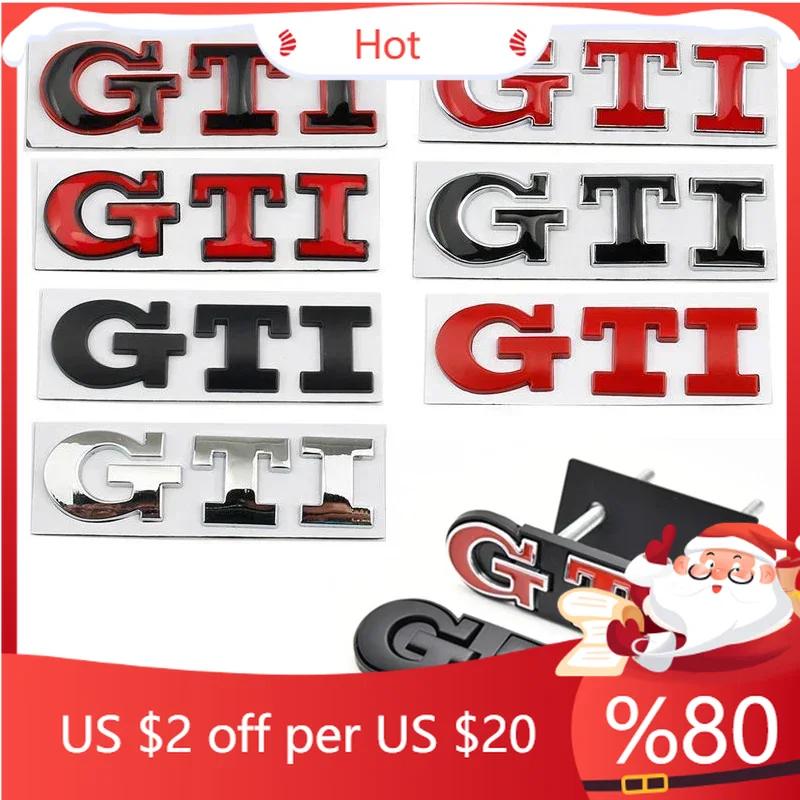 2026 Nowy Dla VW VOLKSWAGEN 1 szt. Metalowy Znak Samochodowy Naklejka Dekoracja Grillu Przedniego Dla VW GTI Passat B6 Golf Mk7 Polo Tiguan