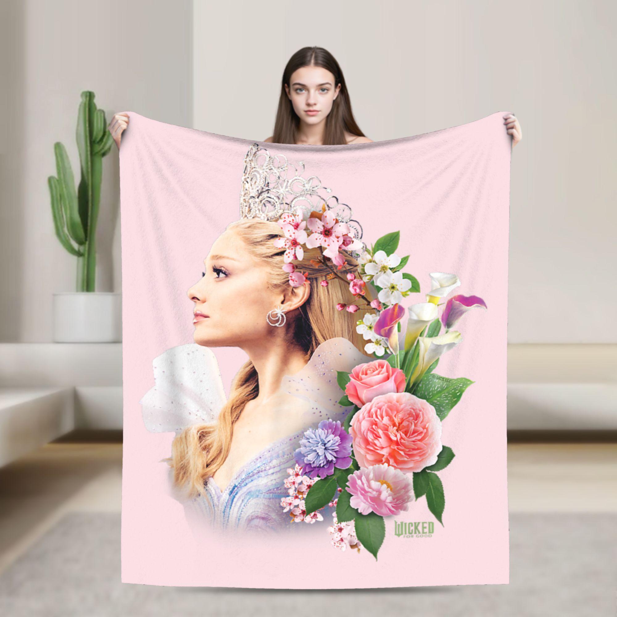 

Wicked For Good Elphaba Power Pose Blanket Coral Fleece Plush Autumn Winter Portable Super Soft Throw Blanket for Bedding Throws 75x90cm