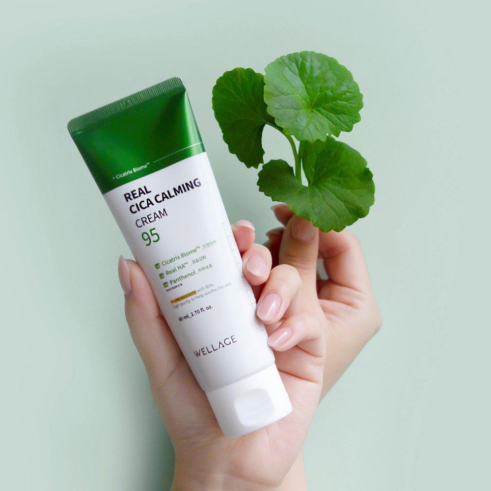 WELLAGE Real Cica Calming 95 Creme 80 ml
