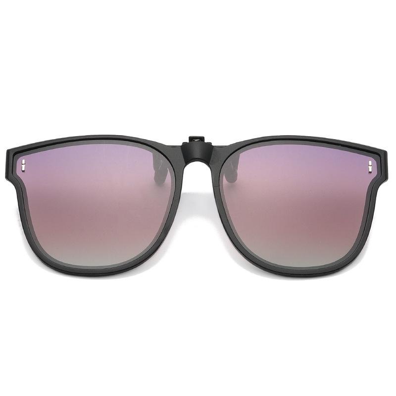 Ultra-Light Polarized Clip-On Sunglasses for Men & Women - Large Frame, UV Protection, Perfect for Prescription Glasses & Driving