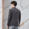 Septwolves Men's Slim Fit Flat Lapel Suit Jacket