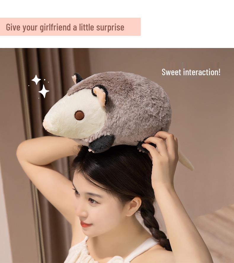 Adorable Cartoon Mouse Plush Toy - Children's Small Animal Doll Gift