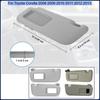 Car Sun Visor with Makeup Mirror Suitable for Toyota Auris Corolla 2008 2009 2010 2011 2012 2013 #74320-02711-E0 Grey Beige