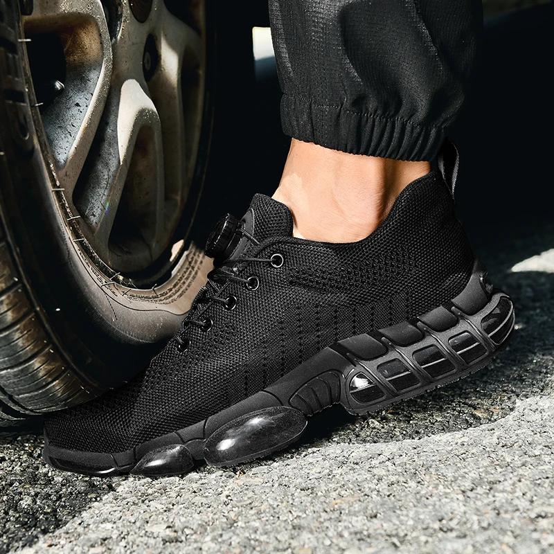 Men's Military Tactical Boots Army Boots Men Side Zipper Military Boots Men Anti-Slip Work Safety Shoes Hiking Shoes