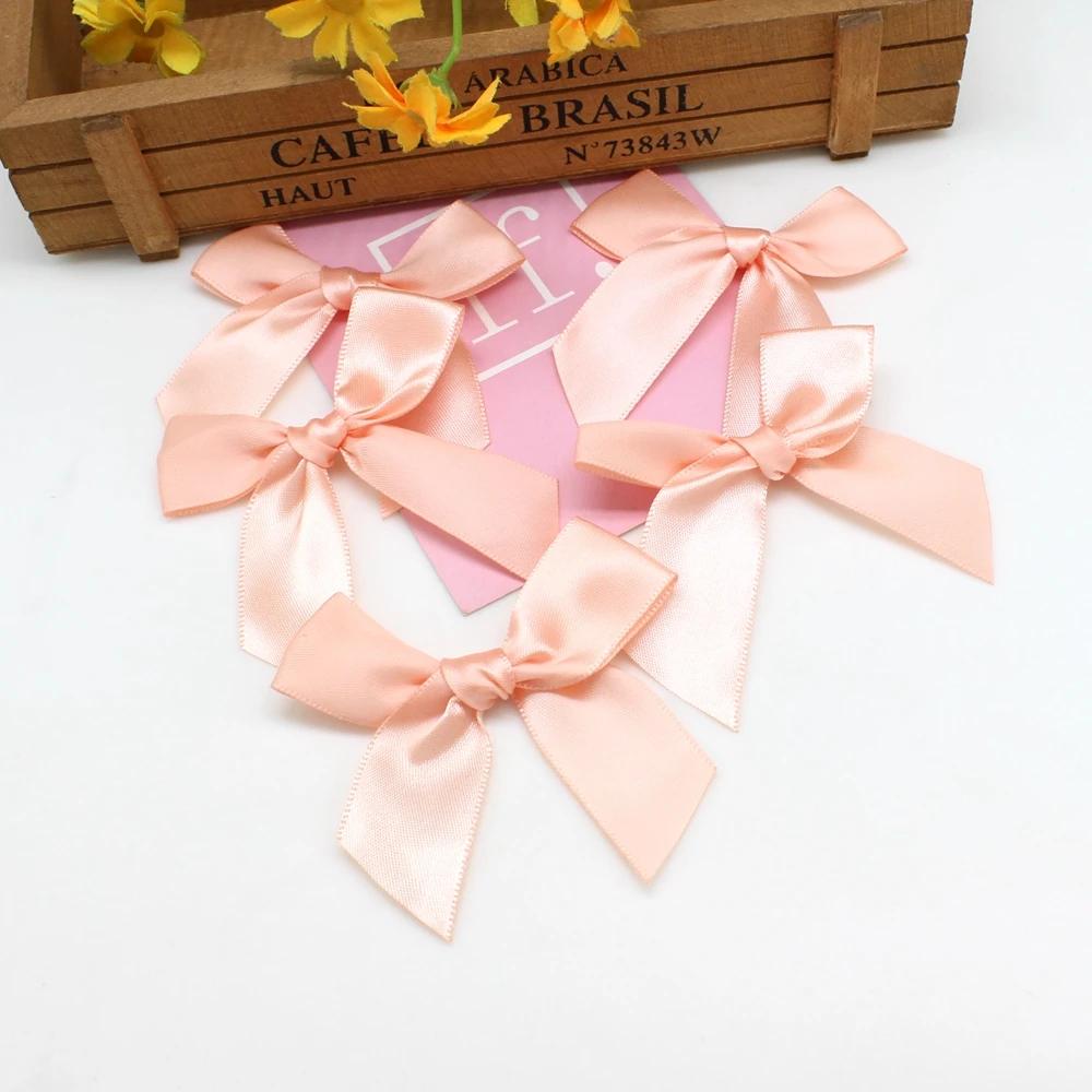 20/50 Stück Band Schleife Bastelschleife Rosa Weiß Blau Floral Geschenkband DIY Weihnachtsfeier Dekoration Strikjes Decoratie Moños Navideños