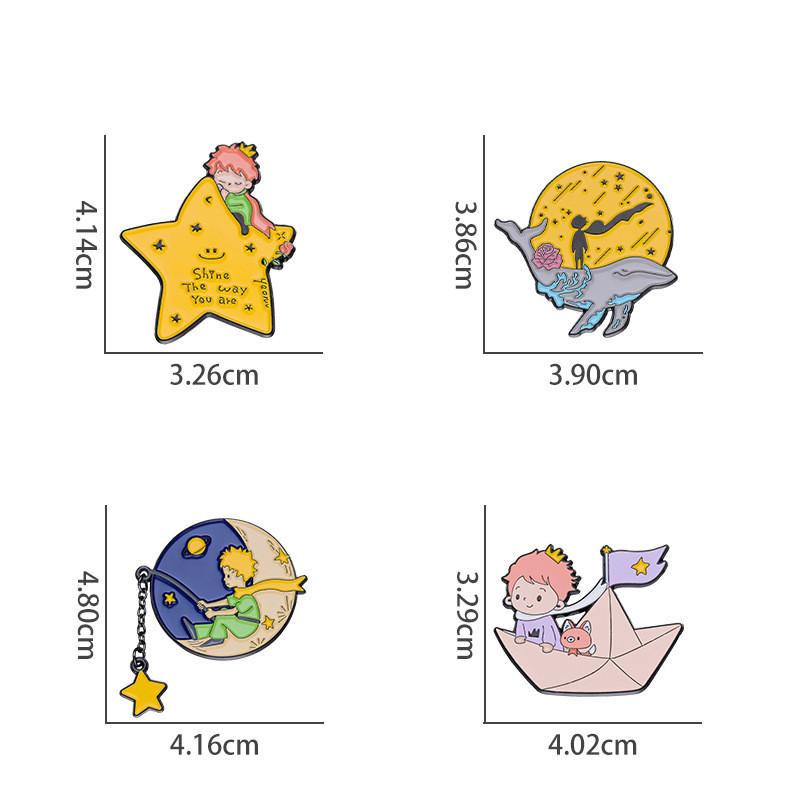 3-10Pcs Cartoon Brooch Set Christmas Frog Space Mushrooms Joker Black Cat Dog Enamel Pins Animal Lapel Badge Jewelry Wholesale