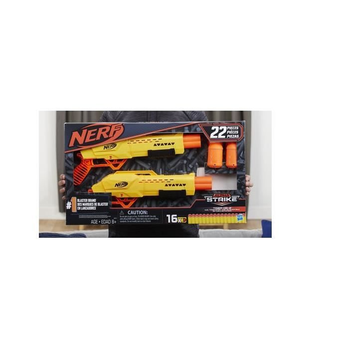 HASBRO Nerf Alphastrike - Tiger DB2 - 2 Doppelrohr-Pistole + 16 Pfeile