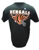 Unisex Shirt Cotton Oversize Large Size Cincinnati Bengals Big Logo Team Helmet NFL Football Logo T-Shirt