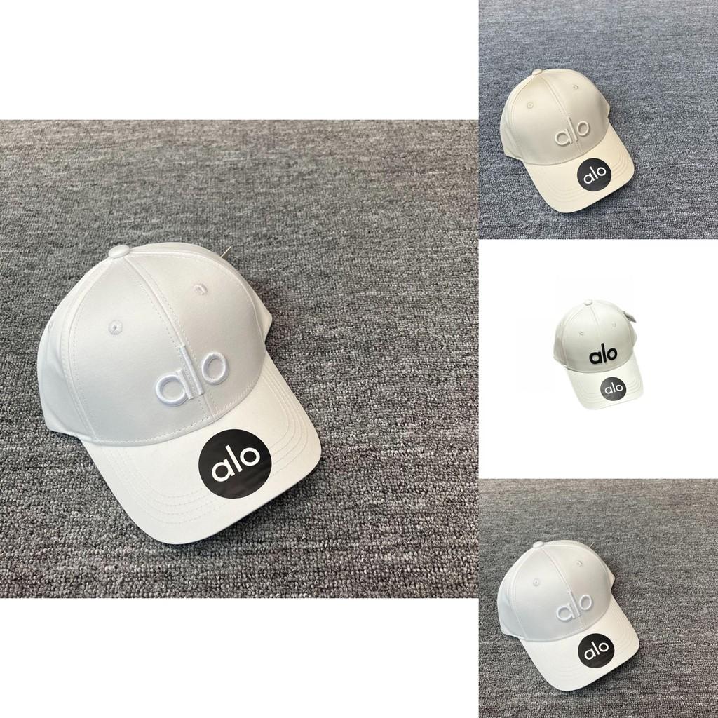 Alo Letter Stickerei Baseballkappe Für Damen Baumwollmischung Sonnenschutz Lässig Sommer Modeaccessoire
