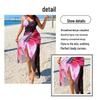 Women's Floral Print Cape and Bikini Beach Dress - Versatile Wear Options