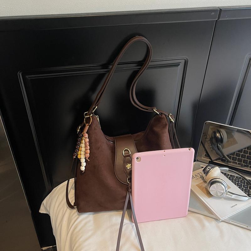 Large Capacity Faux Suede Women's Crossbody Bag Casual Versatile Delicate Crossbody Bag 2026 High Quality Ccise Shoulder Bag