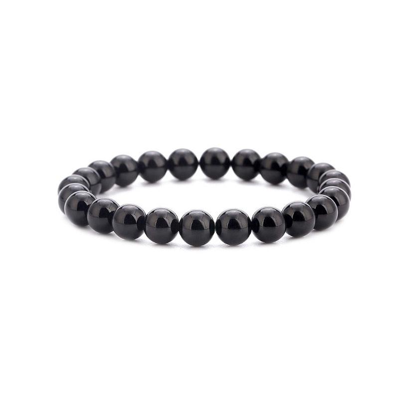 

Представляем: Элегантный браслет с большой короной из камня Тигровый глаз и матовыми бусинами из агата - Европейские и американские модные statement-украшения.