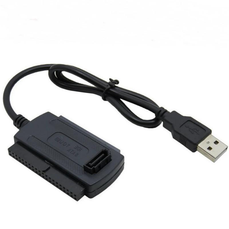 USB To IDE/SATA Computer Hard Drive USB To Serial/Parallel IDE Three-in-One with Power Supply