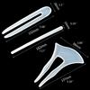 3Pcs Barrette Hair Clip Silicone Epoxy Resin Mold Hair Pin Jewelry Casting Mold