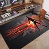Custom Rug Cristiano Ronaldo Pattern Print Name Text Soft Non‑Slip Floor Carpet for Home Indoor Decoration