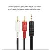 Audio Cable 2 RCA Stereo 3.5mm Plug Jack Connector Adapter Cable 3.5mm to 2 RCA Male Audio AUX Line