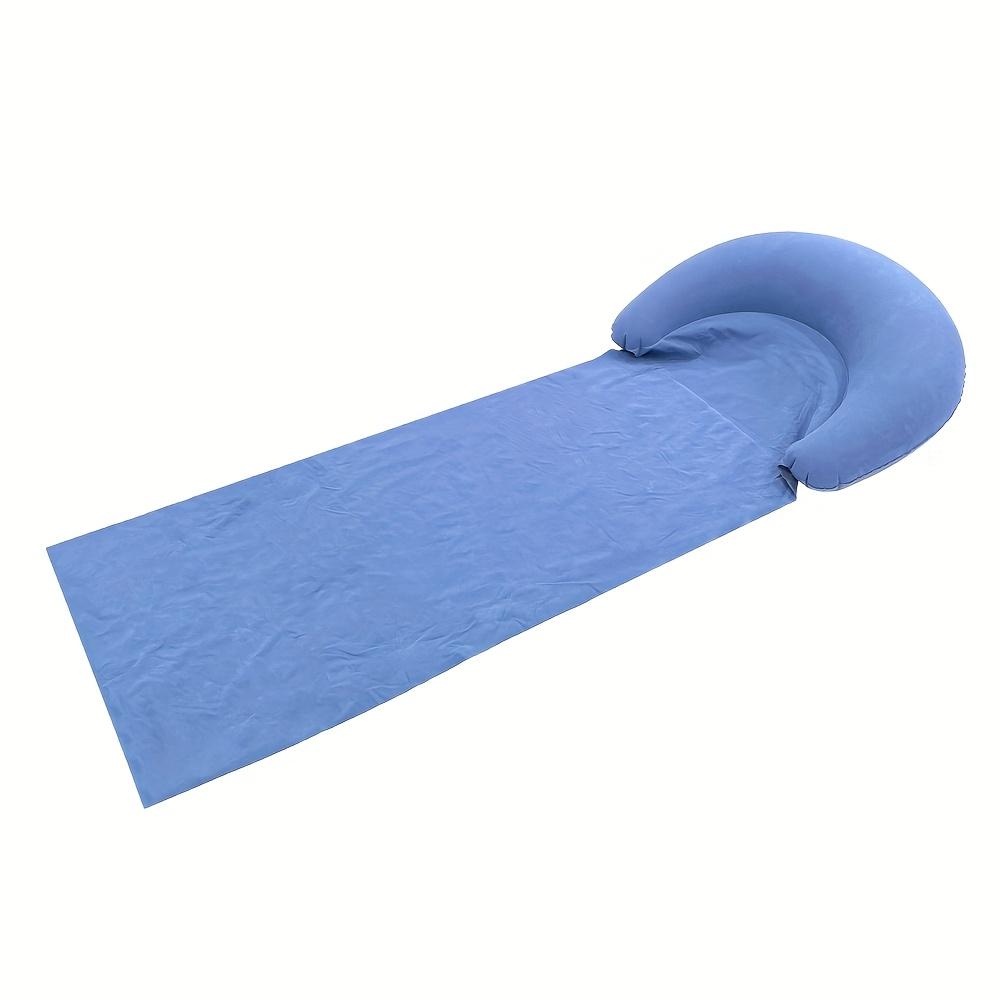 

Beach Mat with Inflatable Headrest, Outdoor Mat, Suitable for Outdoor Camping and Picnicking, Dining Mat, Single Sleeping Mat синий