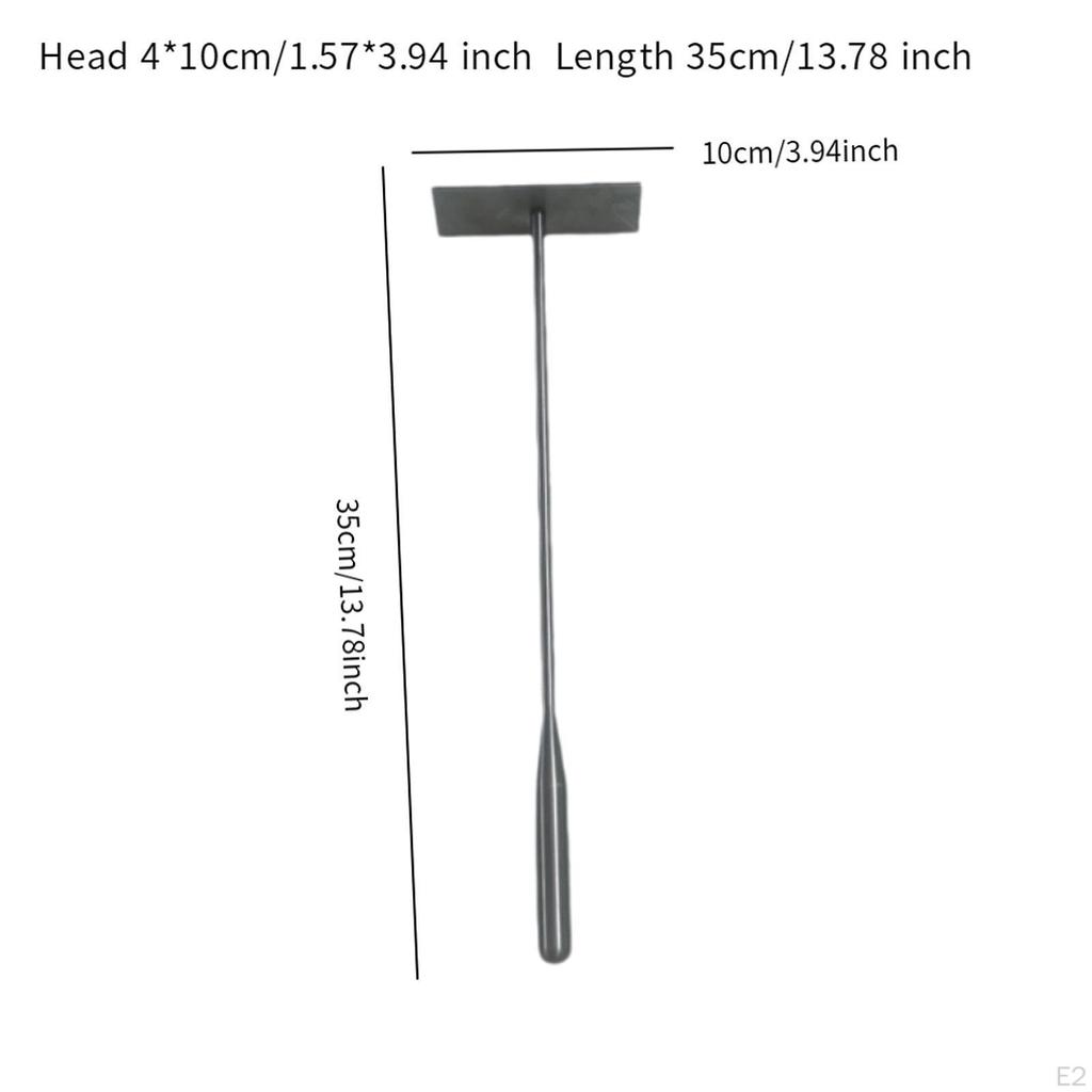 Grill Ash Rake Multipurpose Wood Burning Stove Removal BBQ Cleaning Tool for Home