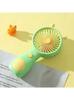 Summer Cartoon Snail Handheld Fan, Rechargeable Fan, Small Gift for Children and Students, Mini Fan