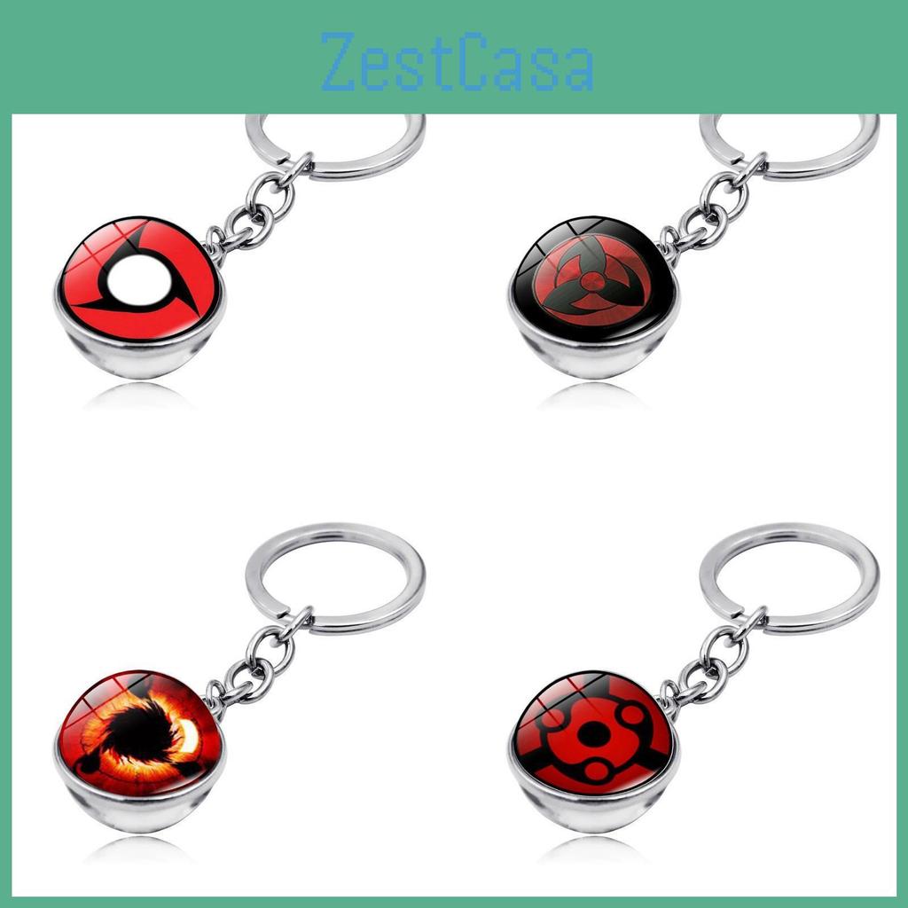 Breloc Naruto Sharingan cu design Sharingan și material din aliaj de zinc pentru colecționari