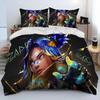 Luxury New 3D Print VALORANT Game Bedding Set Duvet Cover Bed Set Quilt Cover Pillowcase king Queen Size Boys Adult Bedding Set