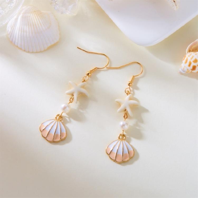 Nauticals Inspire Shell Shape Earrings Jewelry With Secure Hook Closure Comfortable Designs for Special Occasions