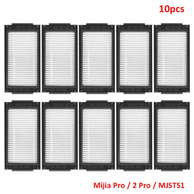 Main / Side Brush Hepa Filter Mop Cloths Main Brush Cover For XiaoMi Mijia Robot Vacuum-Mop Pro / 2 Pro / MJSTS1 Spare Parts