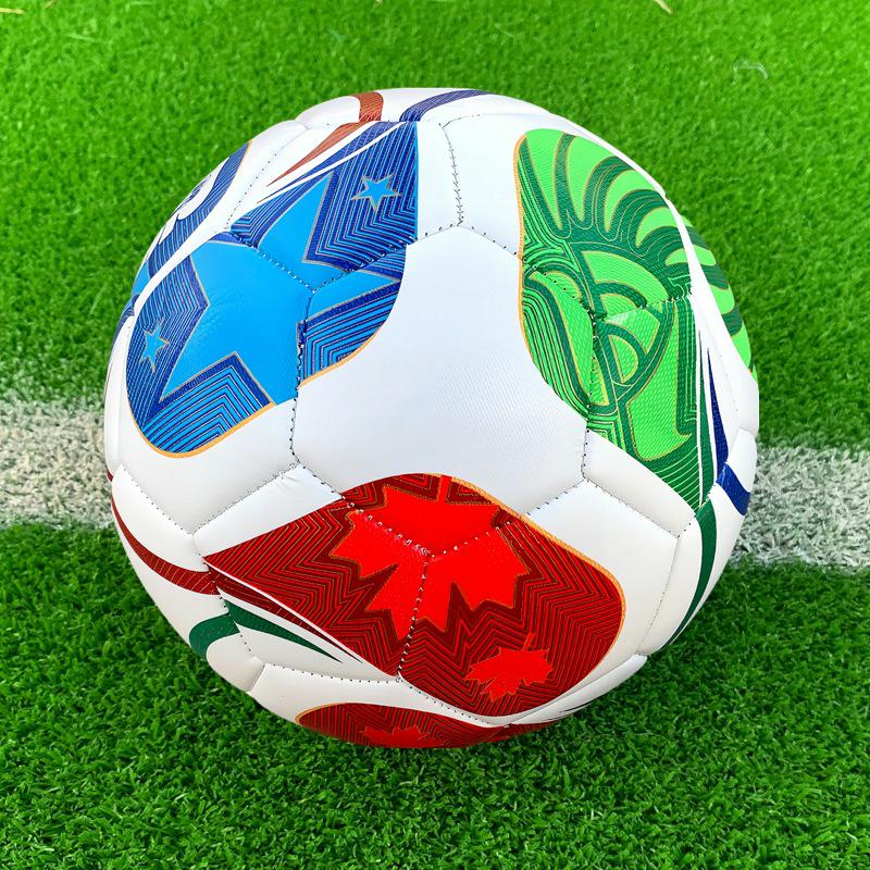 Premier League Size 5 Thickened Match Ball - Suitable for Champions League & World Cup, Machine-Sewn Football