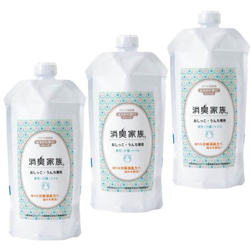 

[Наборная продажа] Дезодорирующее средство для семейной мочи и кала, быстродействующий био-дезодоратор для ухода за больными, ухода за детьми и сильных летних запахов, 330 мл x 3 шт.