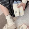 Winter Explosive Cartoon Bear Wool Socks Ab Thickened Fleece Warm Socks
