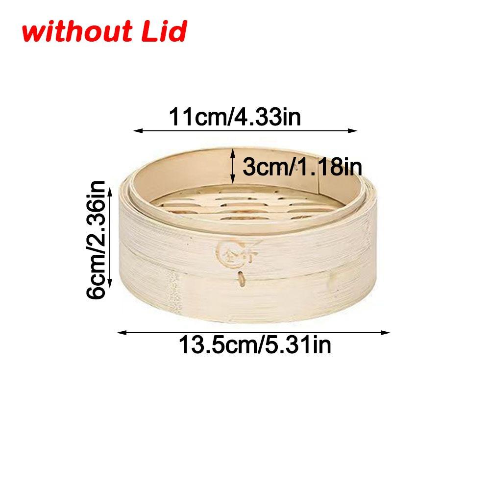 Neuer Handgefertigter Bambus-Dämpfer Stapelbar mit Deckel Dämpfkorb Große Kapazität Küchengeschirr Zum Dämpfen von Klebreis