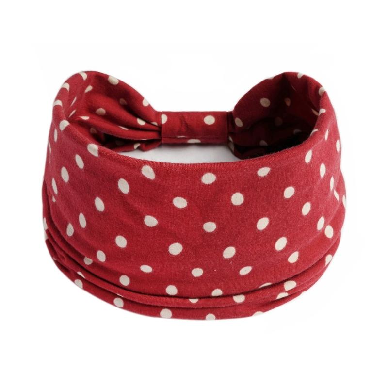 Haarschmuck Retro Haarband Dicke Breite Stirnbänder Turban Workout Bedrucktes Stirnband Kopfwickel für Damen Yoga Sport Haarband