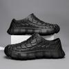Fashionable waterproof shoes outdoor wear anti slip casual shoes thick soled wear-resistant thick soled kitchen work shoes men